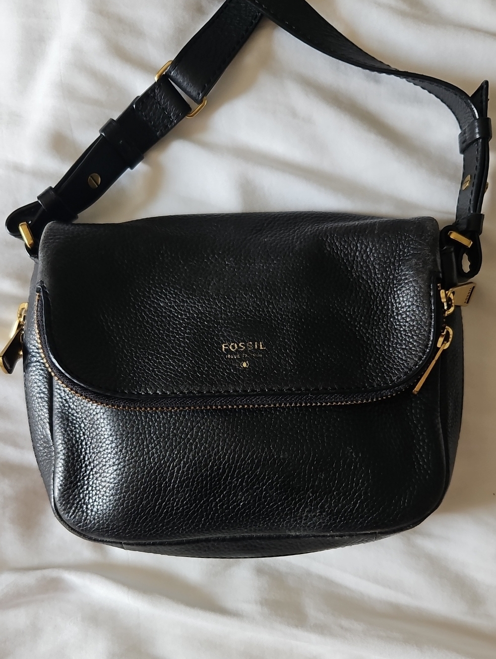 Fossil Black Leather Purse